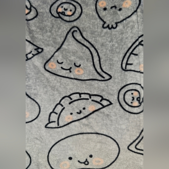 Cat & Jack Boy Girl Long Sleeve Zip Up Footless Happy Dumpling PJs Sz 2T - Picture 3 of 4